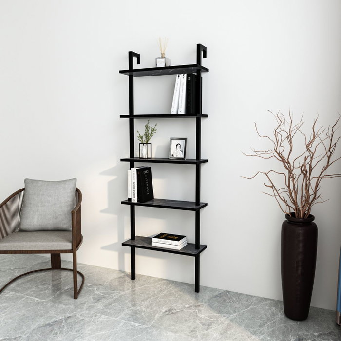 Hanah Home Piante - Estantería Industrial Negra